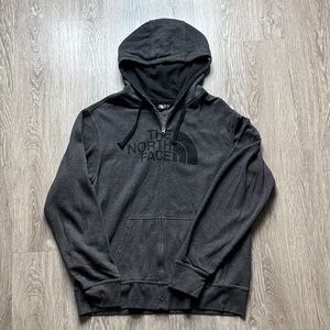 The North Face Men's Charcoal Full-Zip Hoodie